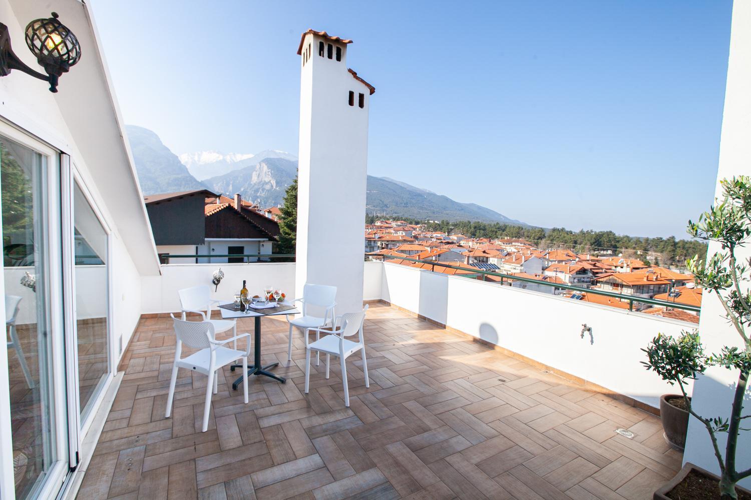Rodon Apartment With Great View, Sauna And Jacuzzi Litóchoron Luaran gambar